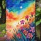 Edge Collections - 11 1/4" X 15 1/2" - Multicolor - Garden Alstroemerias Decorative Garden Flag - 1 Piece